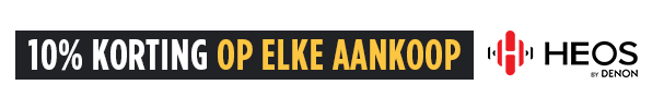 HEOS by Denon 10% Korting op elke aankoop HEOS by Denon 10% Korting op elke aankoop