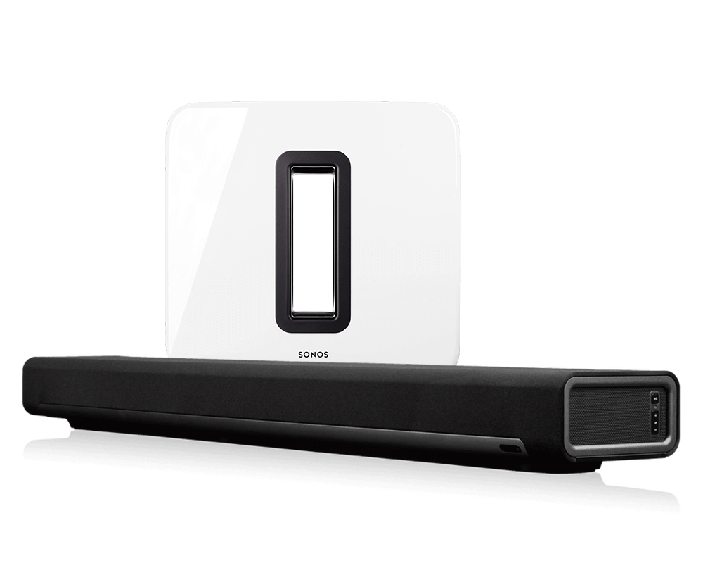 Sonos 3 1 Set Playbar En Sub Wit Uitlopende Modellen Plattetv Uw Specialist In Televisie Audio