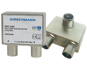 Hirschmann Dpo 2104 Catv Coax Tv Verdeler huismerk kopen in de aanbieding